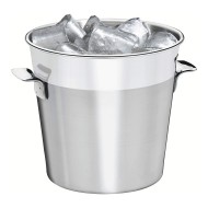 Balde 14cm Por 15cm Para Gelo Cosmos De Aço Inox Tramontina